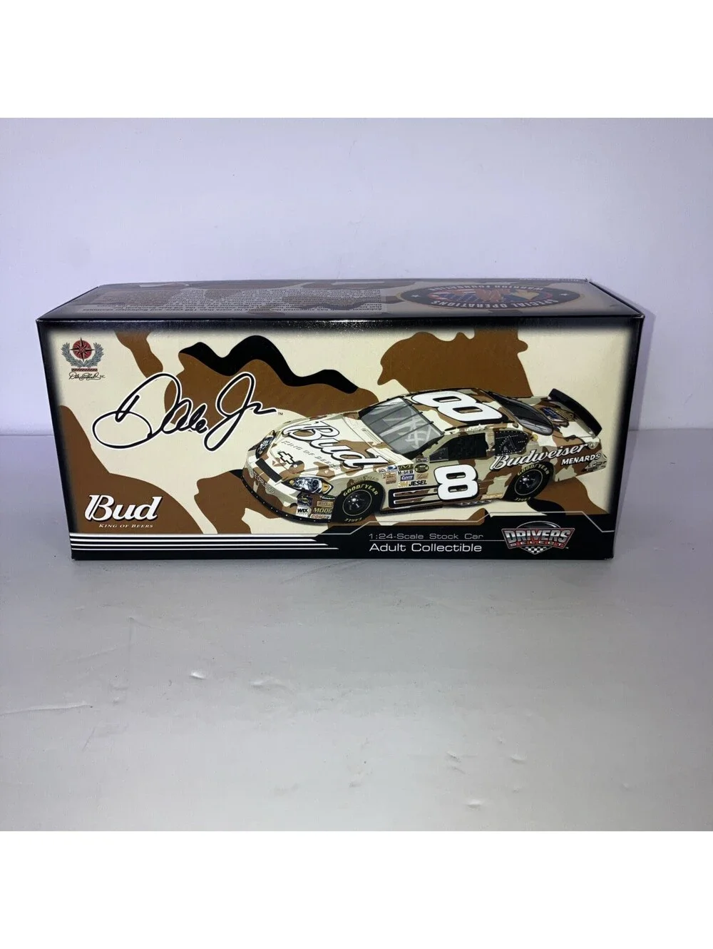 VTG 2007 Dale Earnhardt Jr #8 Budweiser Camo American Heros Monte Carlo SS 1:24